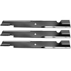 (3 Pack) Premium Replacement Notched Lawn Mower Deck Blade fits Dixie Chopper 3022760 30227-60 3022760H 30227-60H | 20 ½" x 2 ½"