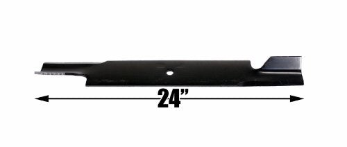 USA Mower Blades U132773BP (9) High-Lift for Dixie Chopper 227-72H 30227-72H Length 24 in. Width 3 in. Thickness .250 in. Center Hole 5/8 in. 72 in. Deck