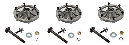 3 Spindle Assemblies - Compatible with: Toro or eXmark 116-5712 109-8744 109-6394 116-3497 116-5128 121-5681