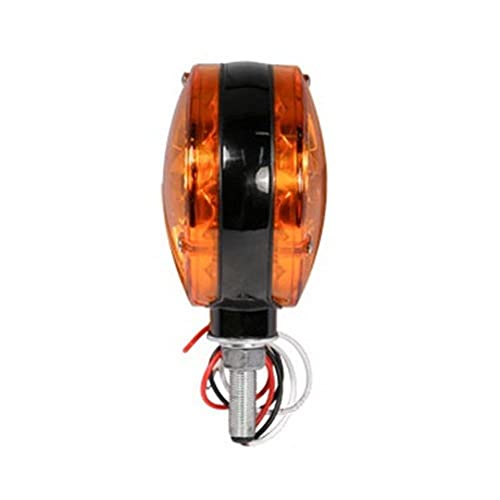28A43 Universal 12 Volt LED Amber Safety Light 25 Diodes per Side