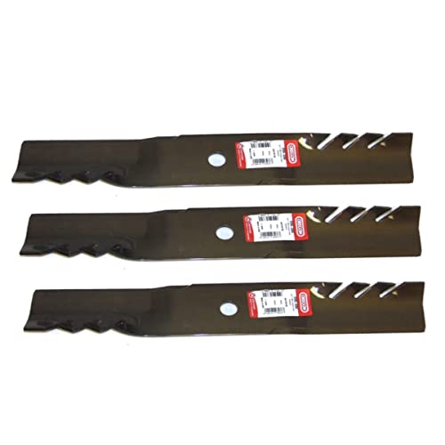 3 Gator Fusion 3-in-1 Mulching Blades - Compatible with: John Deere M115496, M111532, M114582, M113518, M115329, M135590, M76467, GY20569 (Set of 3)