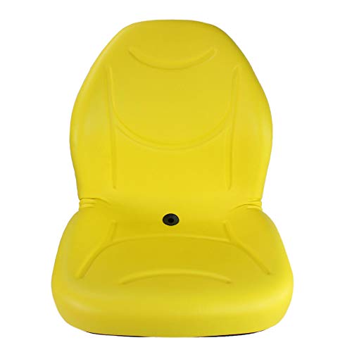 E-LGT125YL Universal Yellow Vinyl Seat for L&G, UTV, Tractor & Skid Steers