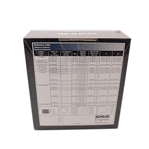 Kohler 24-789-03-S Kohler Command Twin Engine Tune-Up Kit for Commercial Mowers Genuine Original Equipment Manufacturer (OEM) Part