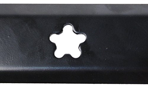 USA Mower Blades (6 AYP380BP High Lift Blade Fits AYP Craftsman Husqvarna 156468 532137380 917137380MS 917137380P Length 17 3/8in. Width 2 1/4in. Thickness .150in. Center Hole 5 PT ST 50in. Deck