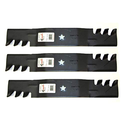 Set Of 6, 180054, 173920 Blades for 48" Deck, Craftsman, Poulan, Husqvarna. Made In USA.