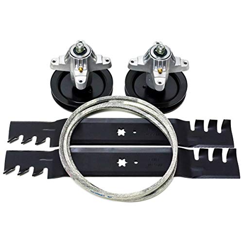Rebuild Kit Blades Spindles Belt Made with Kevlar Fits MTD Cub Cadet 42" LT 1042 LT1042