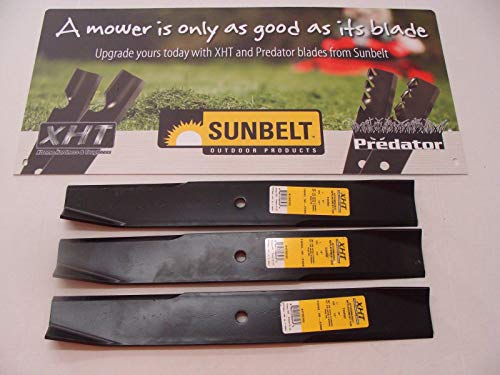 XHT 3 HD USA Blades for Toro 56-2390 56-2390-03 106-0626 108-1127 HIGH Lift 52"