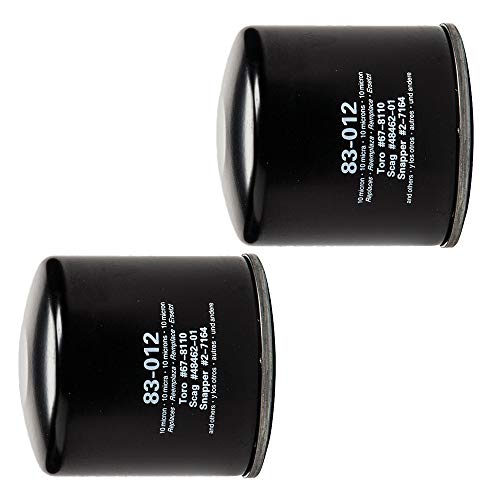 Oregon 2pk Oil Filter Scag Toro Tiger Cat Riding Mowers 484862-01 67-8110