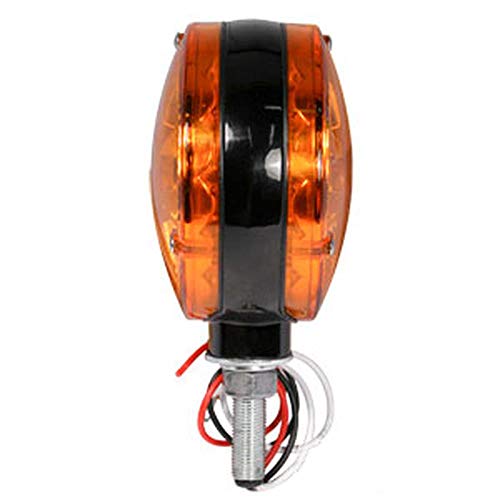 28A43 Universal 12 Volt LED Amber Safety Light 25 Diodes per Side