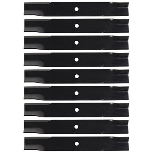 (9 Pack) Premium Replacement High Lift Lawn Mower Deck Blade fits Sunbelt B1BC1202 B1BC1205 B1BU1300 B1EM1802 | 18" x 2 ½"