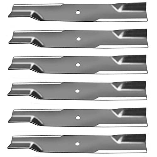 (6 Pack) Premium Replacement High Lift Lawn Mower Deck Blade fits Sunbelt B1DC1500 B1DC1502 B1DC1505 | 17" x 3"