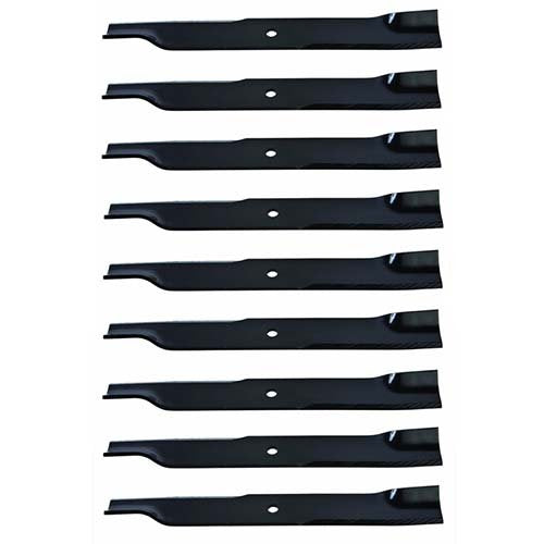 (9 Pack) Premium Replacement High Lift Lawn Mower Deck Blade fits Dixie Chopper 30227-50H 3022750V 30227-50V | 17" x 2 1/2"