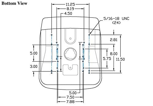 A&I Products SEAT 18" BLACK VINYL PART NO: A-VG12160