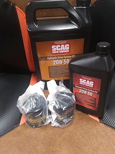 SCAG Genuine OEM Hydraulic Oil Change Kit For Cheetahs SCZ 48" & 52"