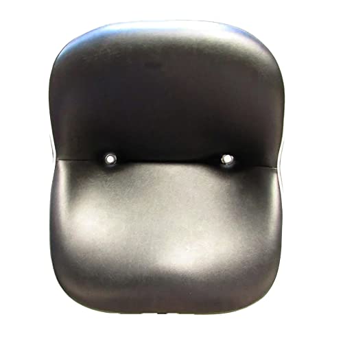 Seat Assembly Vinyl Black with Orange Steel Backed Seat Kubota L245 L275 L235 L185 L345 M4500 B8200 L175 L2350 L225