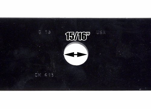 USA Mower Blades (3) Mulching for Exmark 103-6383, 103-6393-S, 60" Deck