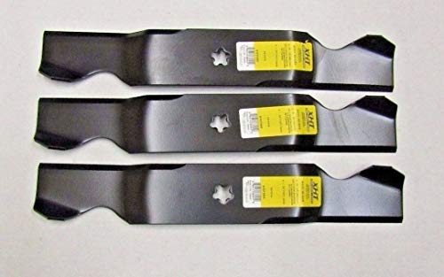 XHT 3 USA Blades Compatible with Craftsman POULAN PRO Husqvarna 54" Deck 187254 187256 532187256 HI