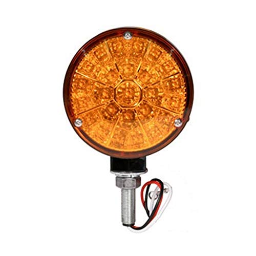 28A43 Universal 12 Volt LED Amber Safety Light 25 Diodes per Side