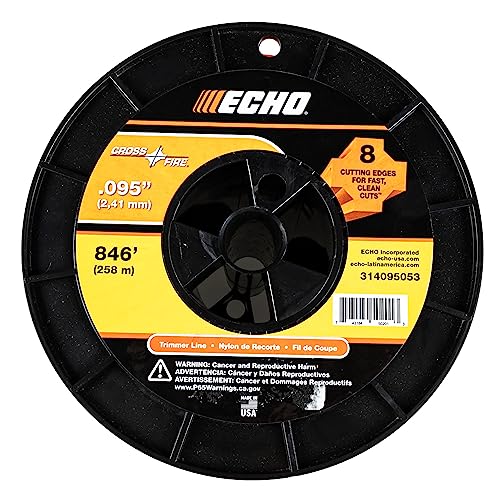 Echo String Trimmers Cross Fire Line - .095 Gauge, 3 Pounds