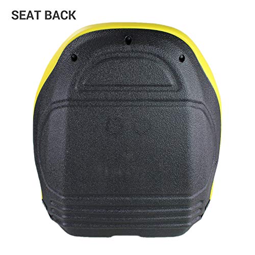 E-LGT125YL Universal Yellow Vinyl Seat for L&G, UTV, Tractor & Skid Steers