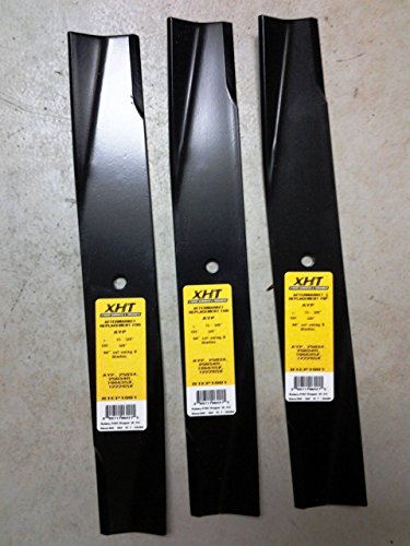 XHT B1GR2000D Set of 3 Heavy Duty to fit Gravely 60" Mower Blades 25124 89046 8904651 8899000