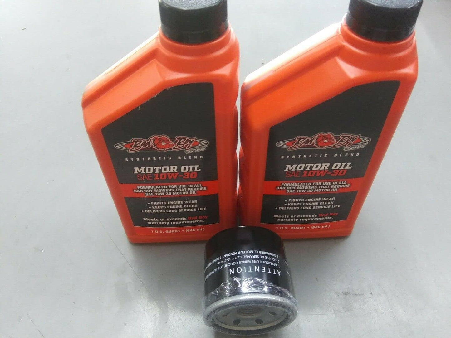 Bad Boy Mower Oil Change Kit for Yamaha Engines w/2 qts of Oil