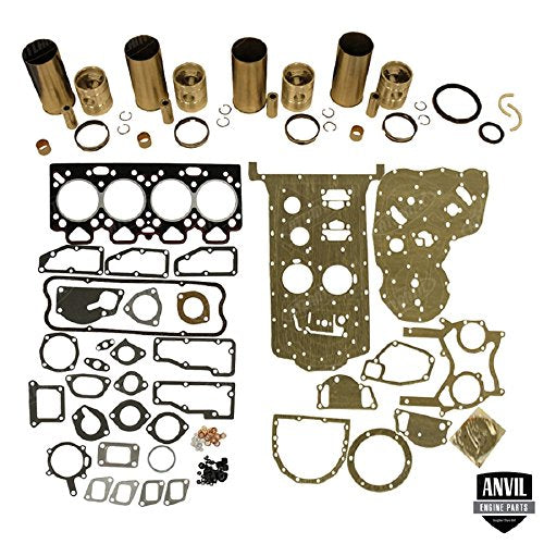 1209-A4236L Compatible with Massey Ferguson Anvil Base Engine Kit 1744S; 175; 180; 1844; 255; 265; 2744; 3050; 31 COMBINE; 362; 374S; 375; 384S; 50 LOADER; 50B INDUST/CONST; 50C INDUST/CONST; 50E INDU