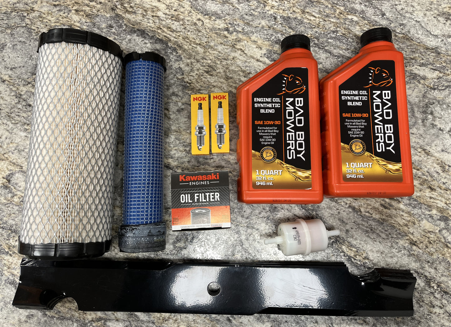 Bad Boy Mower Kawasaki FX850 Service Kit w/Blades Fits Outlaw XP 61" 2012 & up