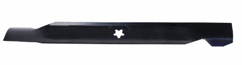 USA Mower Blades (2 AYP498BP High Lift Blade Fits AYP Craftsman Husqvarna 127843 134149 127843 138498 532127843 Length 21 in. Width 2 1/4 in. Thickness .150 in. Center Hole 5 PT ST 42 in. Deck