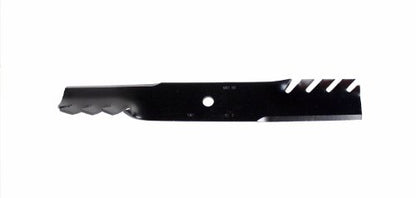 USA Mower Blades (6 MB022BP Toothed High-Lift for Bad Boy 038000300 Jacobsen 390665 Length 18 in. Width 2-1/2 in. Thickness .200 in. Center Hole 5/8 in. 36 in. 50 in. 52 in. 54 in. Deck