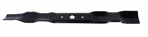 USA Mower Blades (4 AYP340BP Mulching Blade Fits AYP Craftsman Husqvarna 134149 24676 422719 424752 531005085 Length 21 in. Width 2 1/4 in. Thickness .150 in. Center Hole 5 PT ST 42 in. Deck