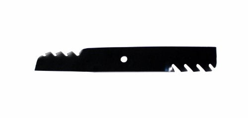 USA Mower Blades (3 MB022BP Toothed High-Lift for Bad Boy 038000300 Jacobsen 390665 Length 18 in. Width 2-1/2 in. Thickness .203 in. Center Hole 5/8 in. 36 in. 52 in. 54 in. Deck