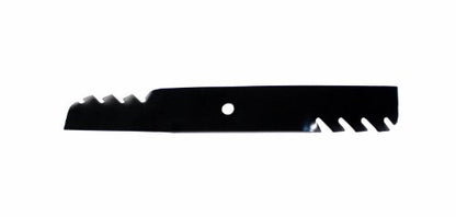 USA Mower Blades (3 MB022BP Toothed High-Lift for Bad Boy 038000300 Jacobsen 390665 Length 18 in. Width 2-1/2 in. Thickness .203 in. Center Hole 5/8 in. 36 in. 52 in. 54 in. Deck