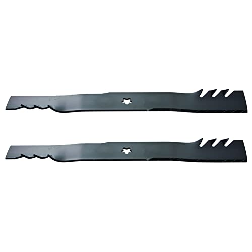 Oregon Mower Blades, 2 Pack, Gator G3 Mulching Lawnmower Replacement Blades, 22-7/8" Length, 46" Deck (96-370) Black