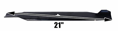 USA Mower Blades (4) High Lift for Craftsman 127843, 138498, 138971, 42" Deck