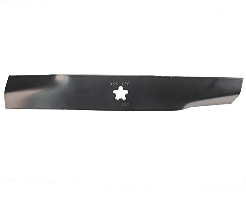 USA Mower Blades U12025BP (3) High-Lift for Husqvarna 539113425 Dixon 575296401 Length 16-1/4 in. Width 2-1/2 in. Thickness .200 in. Center Hole 5 Point Star 48 in. Deck