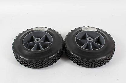 2 Pack Genuine Generac 0G8651 9-1/2" Plastic Wheel Fits 0055770 0059410 0059430