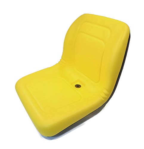 Deluxe High Back Universal Seat for UTV, Mower Tractor, Skid Steer Loader Water Proof (Yellow)