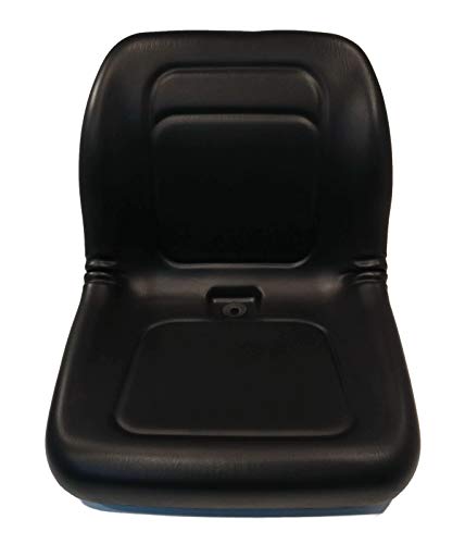 Lawn Mower, Garden Tractor UTV / ATV Seat Black High Back Vinyl Universal Mount B1LGT100BL