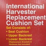 Three Pc Seat Cushion Set IH International Tractors 706,806,826,856,1066,1206,1256,1456 373903R92-3