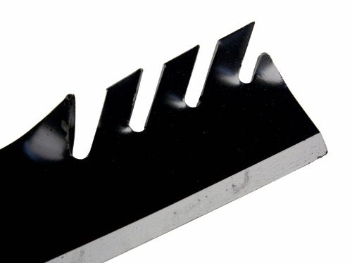 USA Mower Blades (3 CMB111BP Toothed Low Lift Blade Fits Ferris Kees Lesco Snapper Wright 1520842 823006 0788 50170 Length 21in. Width 3in. Thickness .250in. Center Hole 5/8in. 60 61in. Deck
