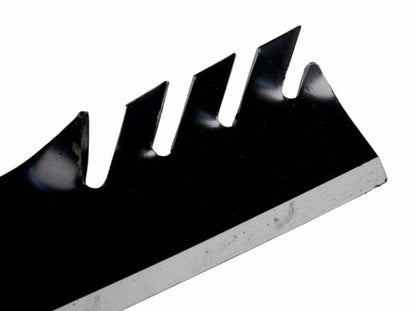 USA Mower Blades (3 CMB111BP Toothed Low Lift Blade Fits Ferris Kees Lesco Snapper Wright 1520842 823006 0788 50170 Length 21in. Width 3in. Thickness .250in. Center Hole 5/8in. 60 61in. Deck