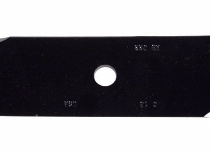 USA Mower Blades (3 MB022BP Toothed High-Lift for Bad Boy 038000300 Jacobsen 390665 Length 18 in. Width 2-1/2 in. Thickness .203 in. Center Hole 5/8 in. 36 in. 52 in. 54 in. Deck