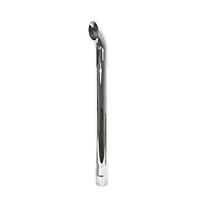 ZNL89054C New Tractor Chrome Exhaust Stack Curved 48" Long Slotted 3 1/2" ID