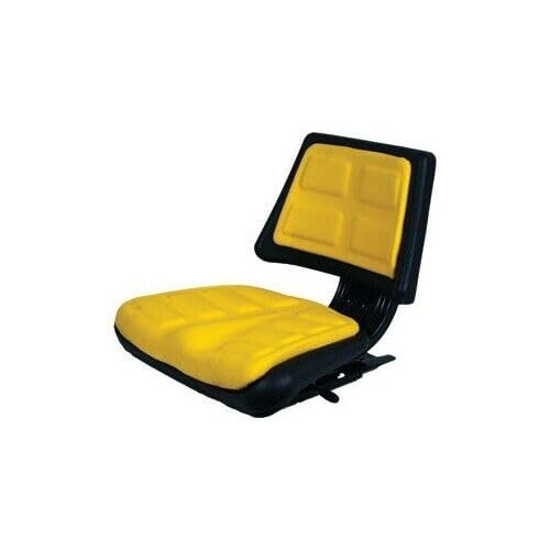 A & I Products Seat, Universal w/ Trapezoid Back, YLW. Replacement for John Deere Part Number T110YL
