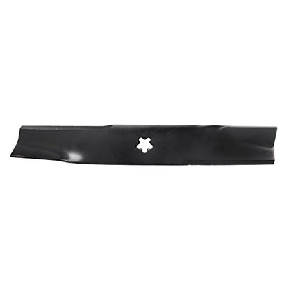 USA Mower Blades U12025BP (3) High-Lift for Husqvarna 539113425 Dixon 575296401 Length 16-1/4 in. Width 2-1/2 in. Thickness .200 in. Center Hole 5 Point Star 48 in. Deck