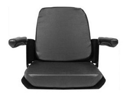 A & I Products Complete Seat, w/ Flip-Up Arms, BLK VINYL Replacement for Case-IH Part Number CS140-1V