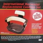 Three Pc Seat Cushion Set IH International Tractors 706,806,826,856,1066,1206,1256,1456 373903R92-3
