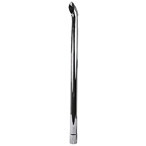 ZNL89025C New Universal Products 48 Inch Curved Chrome Exhaust Stack