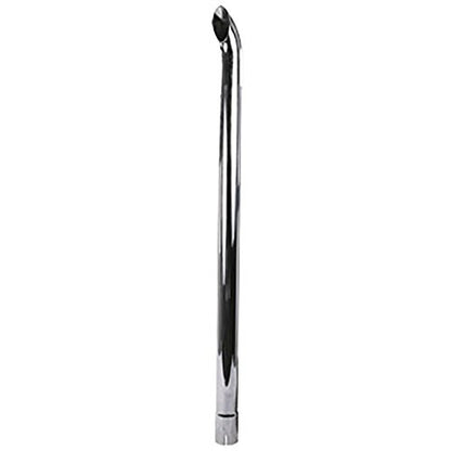 ZNL89025C New Universal Products 48 Inch Curved Chrome Exhaust Stack